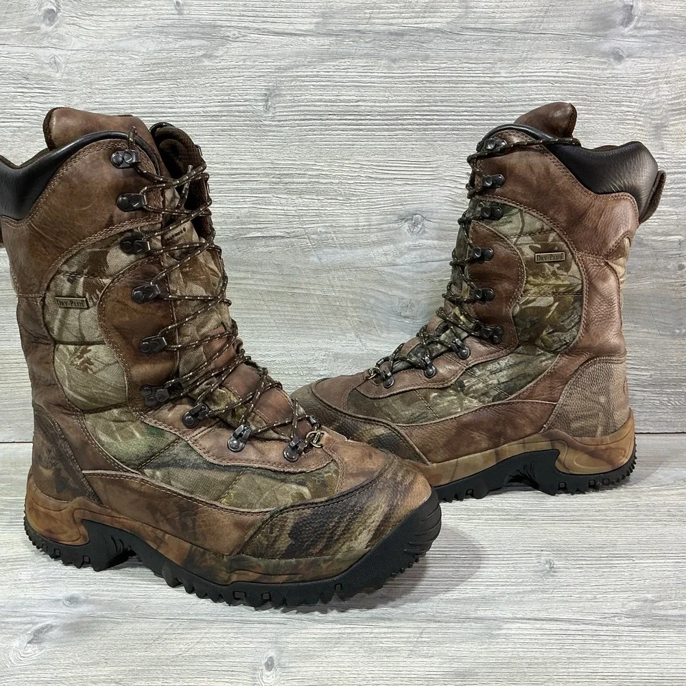 Cabela's Inferno Insulated Hunting Boots Men's 14D Brown TrueTimber Dry Plus